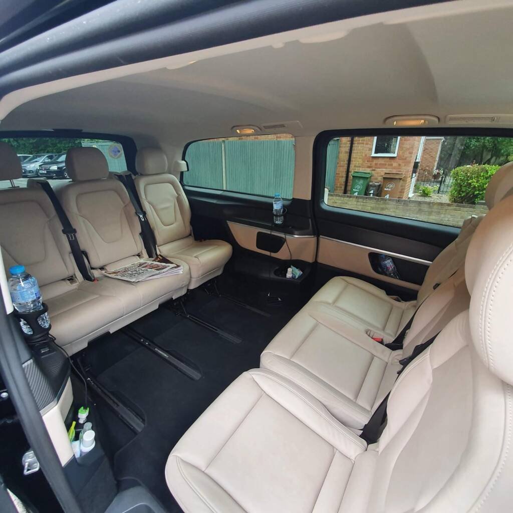 Mercedes v class for stonehenge chauffeur tour