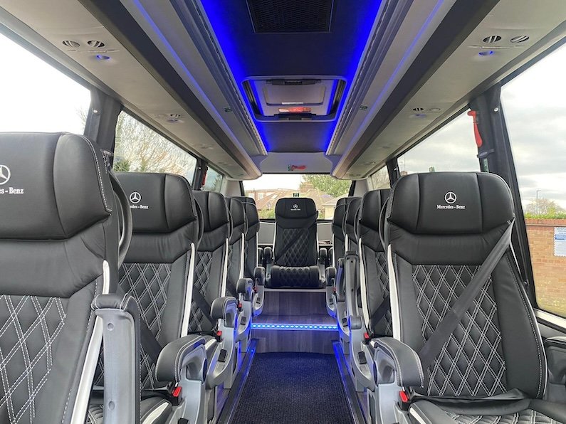 Mercedes Sprinter Chauffeur Van Luxurious Interior